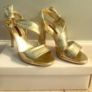 Caparros Gold Dress sandal